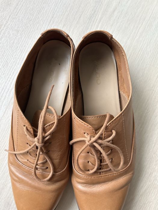 Aldo skórzne buty oksfordki skóra naturalna