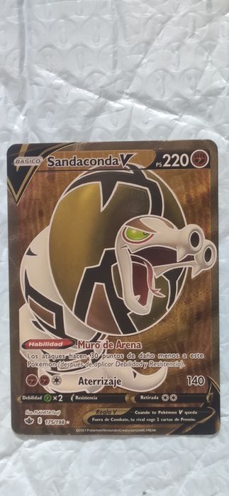 Cartas douradas Pokémon
