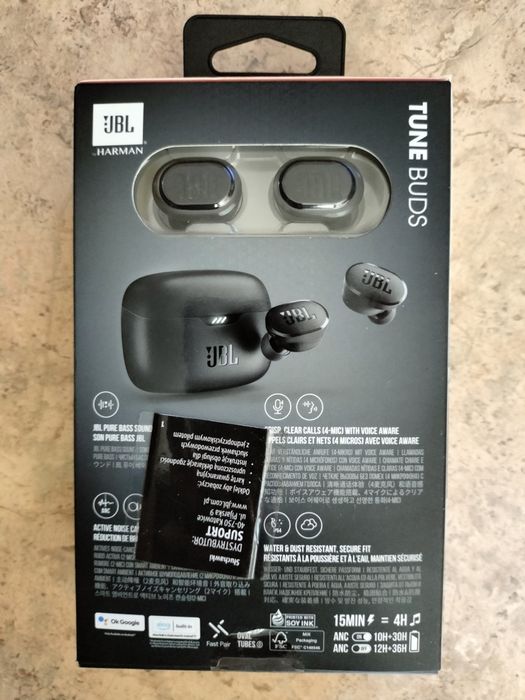 Słuchawki bezprzewodowe JBL Tune BUDS