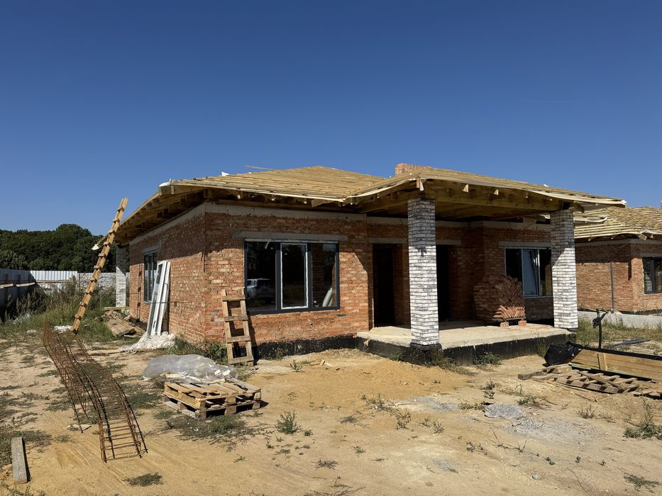 Новий одноповерховий будинок 127 м² у Chapelsky біля Вінниці