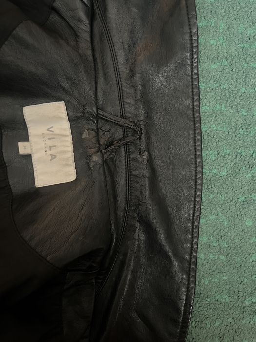 Ramoneska kurtka przejściowa ze skóry ekologicznej jesień Vila M