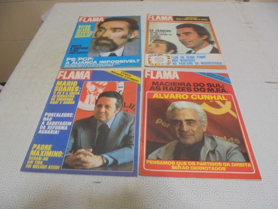 Revistas Portuguesas Flama da década de 70