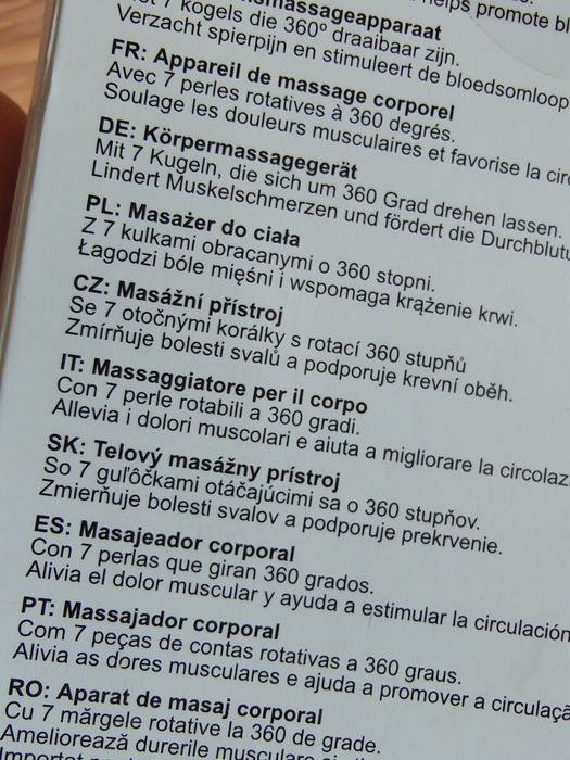 Ręczny masażer do ciała