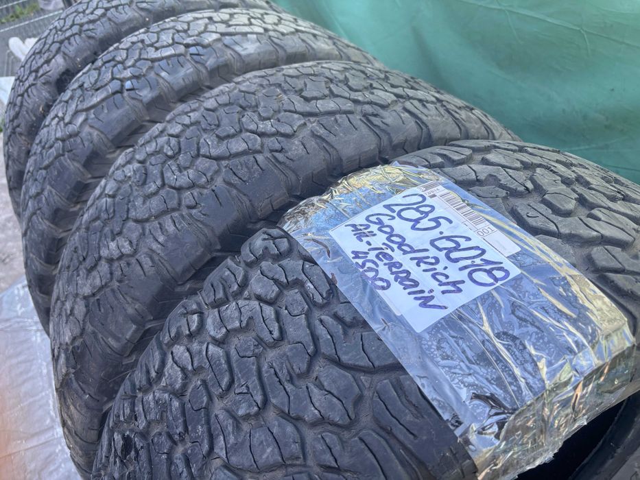 285-60-R18 джиповская резина 4 штуки GOODRICH 4*4 2023