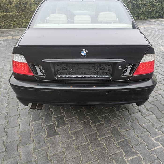 Zderzak e46 Cabrio Coupe M-pakiet Black Saphir