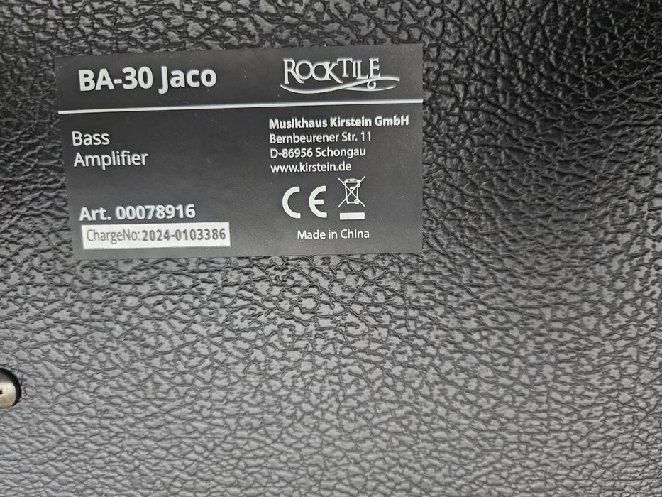 Rocktile ba-30 Jaco Bass Amplifier