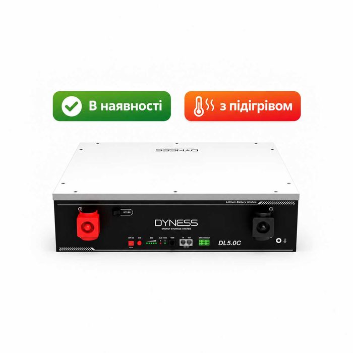 Акумуляторна батарея Dyness DL5.0C Heating (5,12 кВт*год) в наявності