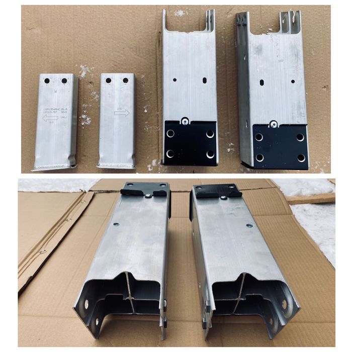 Усилитель удлиннитель лонжерон сабля Tesla model Y 3