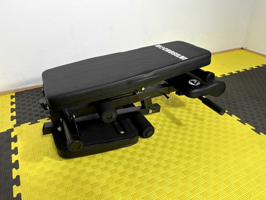 Zestaw Do Ćwiczeń 130kg Domowa Siłownia Ławeczka Atlas Sprzęt Siłowy