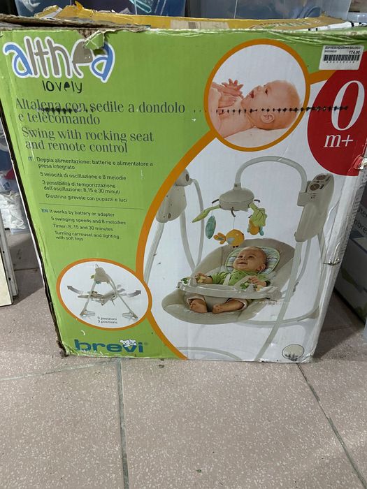 Baloiço automático bebe Brevi Althea