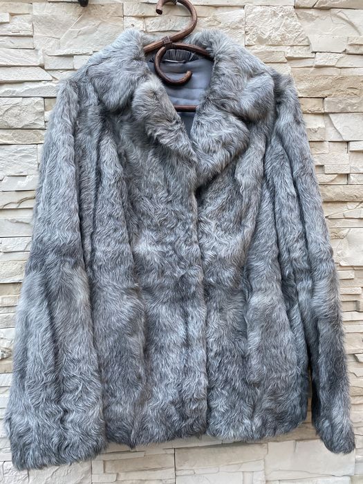 Kurtka futerko naturalne lis jenot  nowe 46 rozm