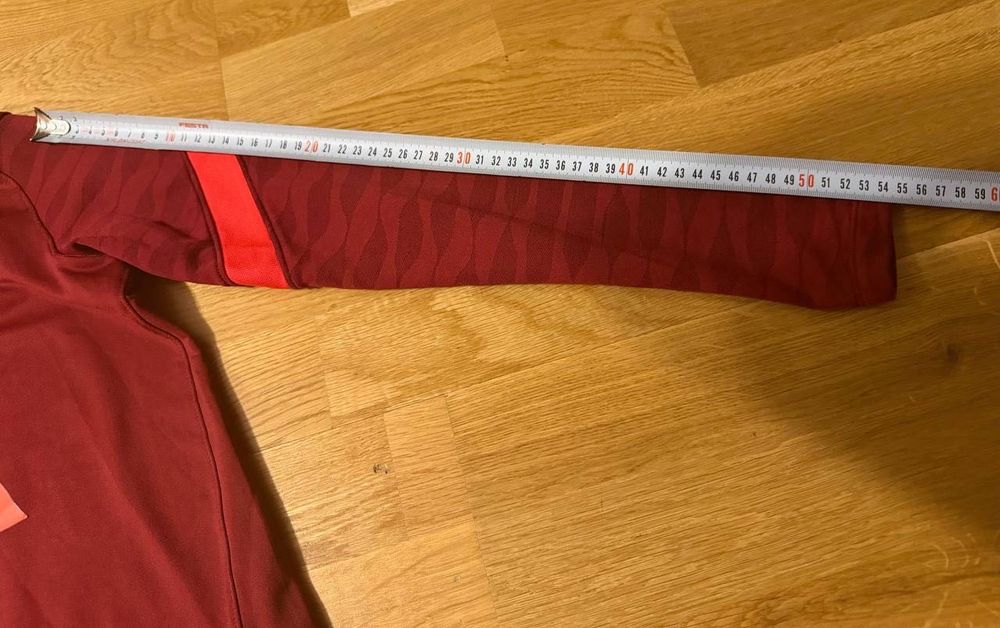Дитяча бордову тренувальну кофту Nike Liverpool FC 2021/22 Dry Strike Drill Top на 8-10 років