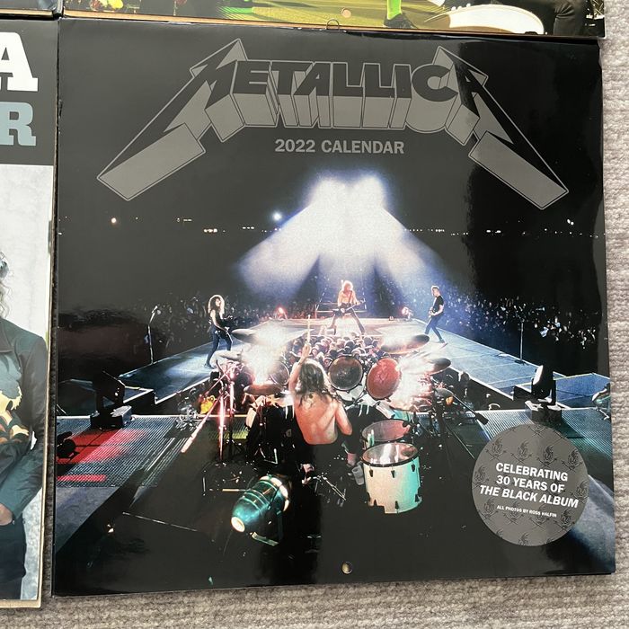 Conjunto de 6 calendários Metallica