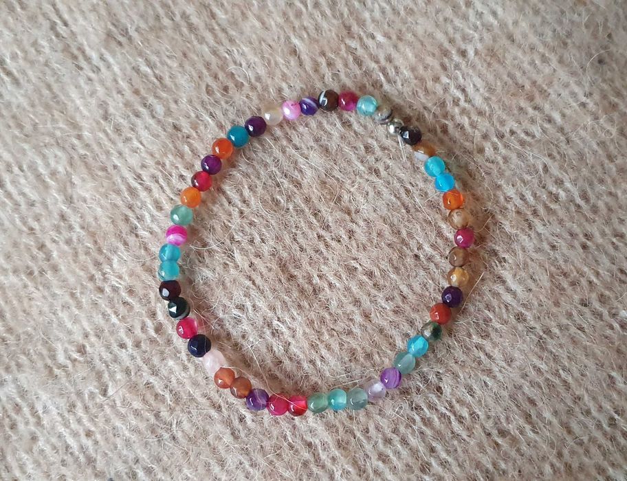 Bransoletka handmade kamienie naturalne