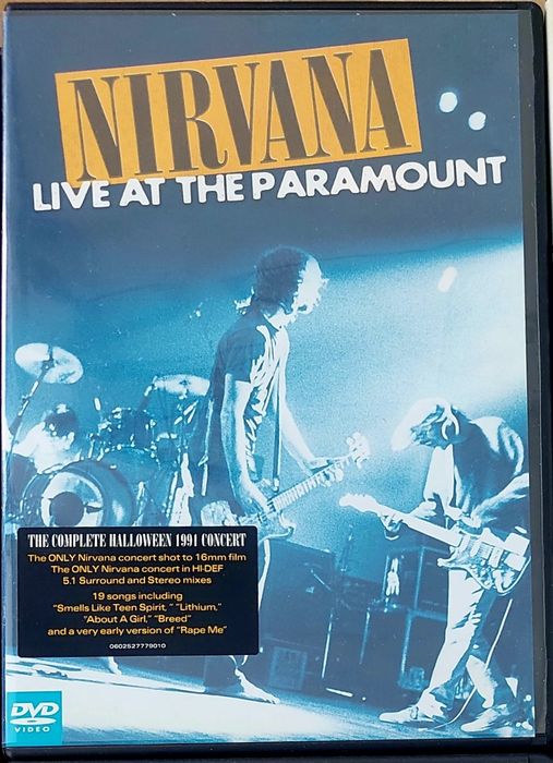 DVD NIRVANA - Live at the Paramount