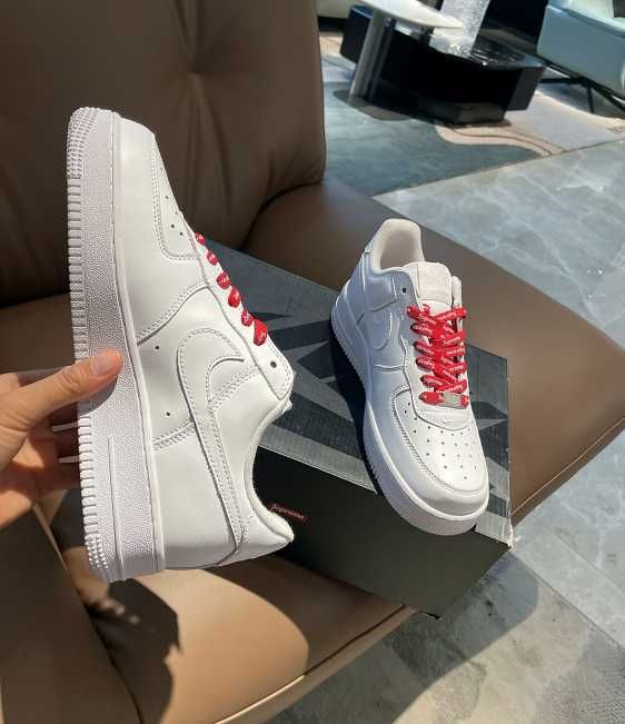 Nike Air Force 1 Low Supreme White R.45