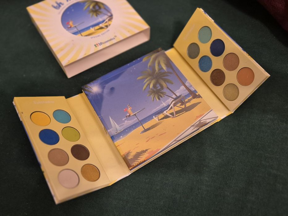 BH cosmetics MALIBU paletka cieni do powiek i twarzy