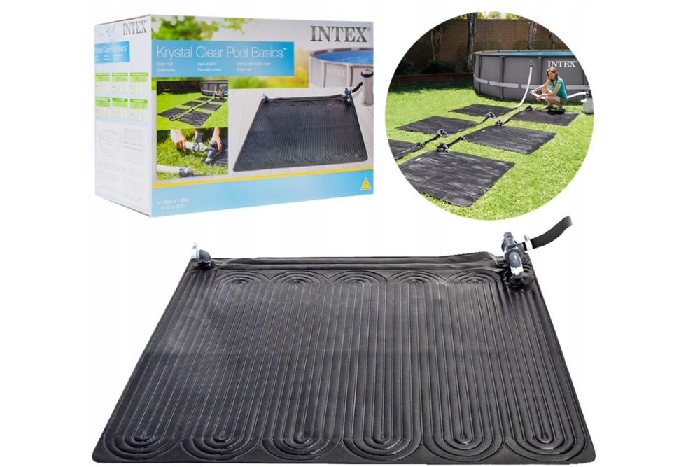 Mata solarna do podgrzewania wody Intex 28685 120 x 120 cm Duże Ilości Nowe FV