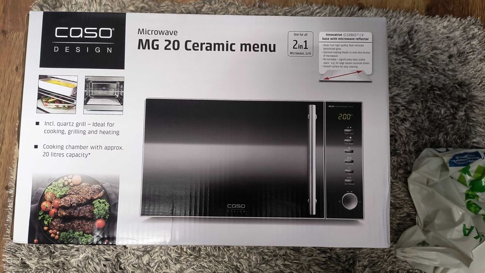 Kuchenka mikrofalowa CASO GERMANY M20 Electronic 3315