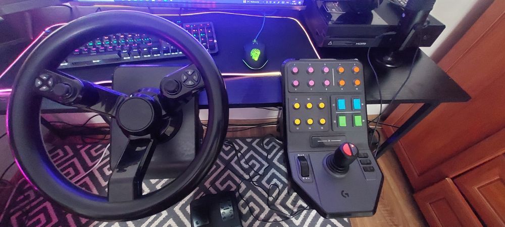 Kierownica logitech saitek heavy duty