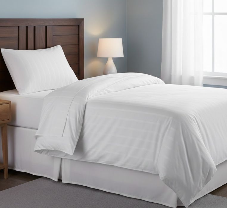 Pościel adamaszek poleasingowa 25/3mm 160x200 70x80 KPL