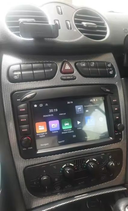 Rádio Android 14  com GPS Mercedes W203/W209 (Novo)