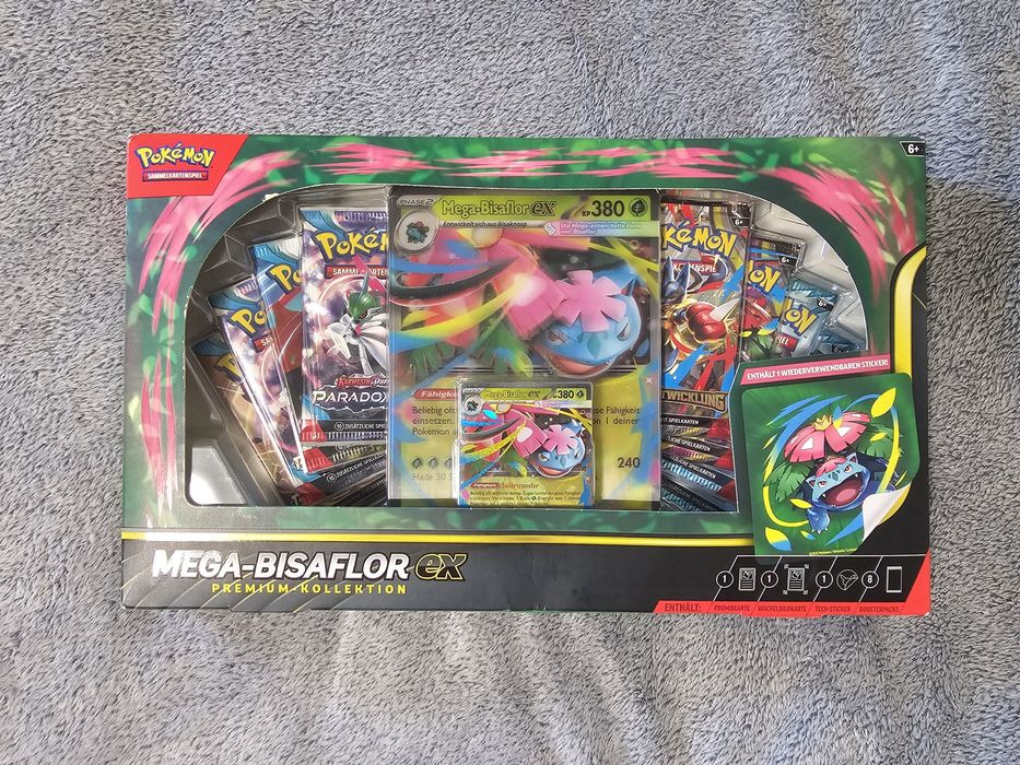 Pokémon Mega Bisaflor Ex – Kolekcja Premium (wersja niemiecka)