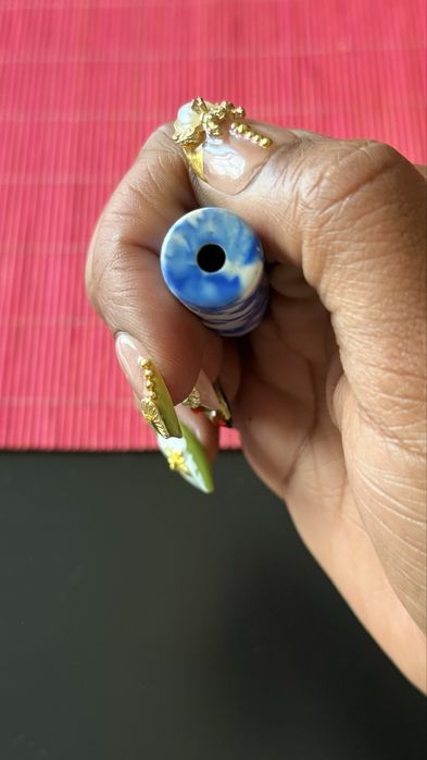 Cachimbo pequeno vintage cerâmica