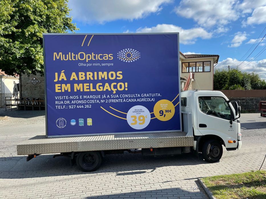 Carrinha móvel publicidade