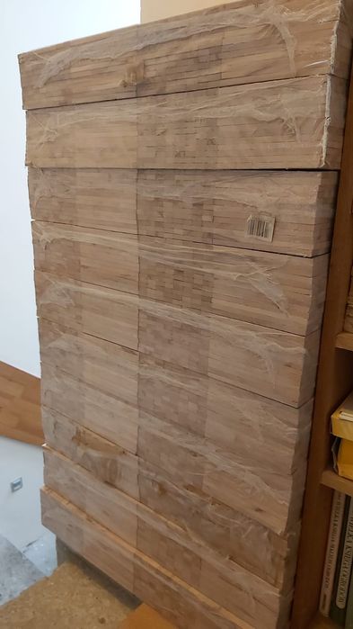 Piękny NOWY bukowy parkiet klepki 50m2