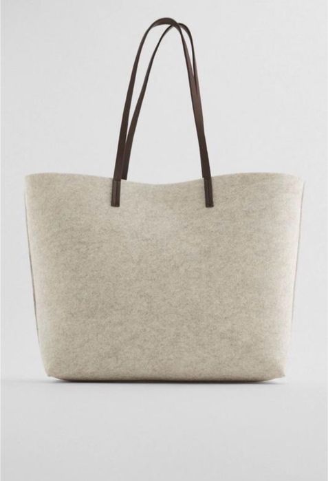 Сумка тоут zara, сумка шопер