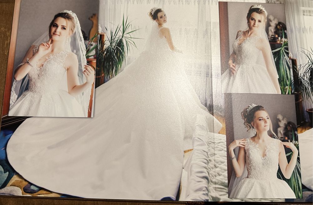 Весільна сукня фатінова