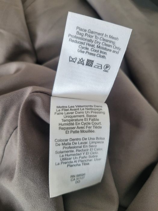 DKNY letnia sukienka jedwab Donna Karan