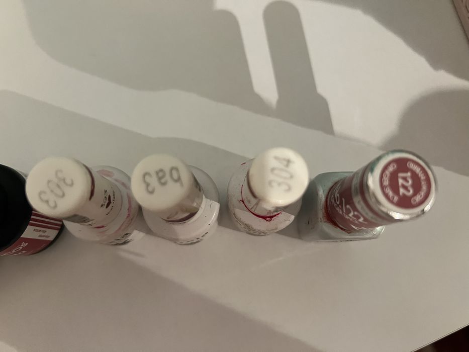 Vernizes gel marca andrei e inocos