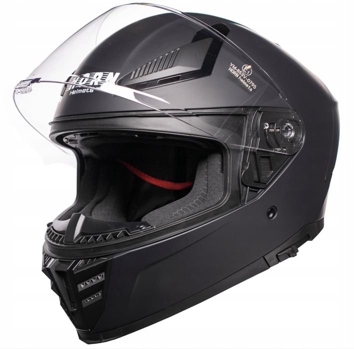 Kask motocyklowy HORN Viper blenda antifog pod interkom ECE 22.06 XS-XXL