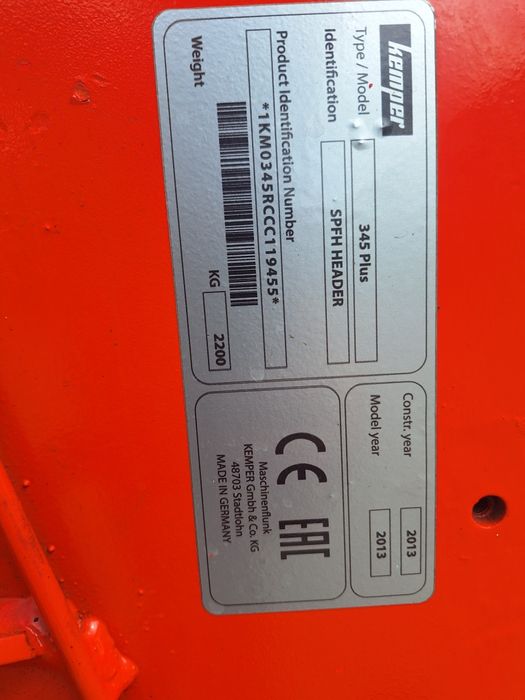 Kemper 345 plus 2013r