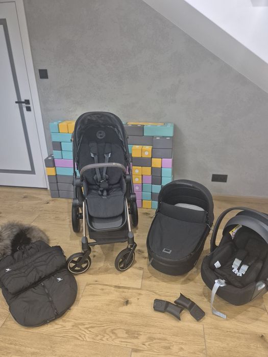 Wózek Cybex Priam 4.0 – zestaw 3w1 + zimowy śpiworek