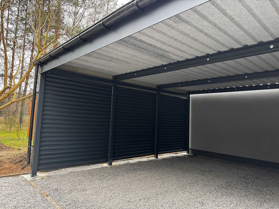 Carport 6x6 6x3 Wiata Samochodowa Altana Metalowa
