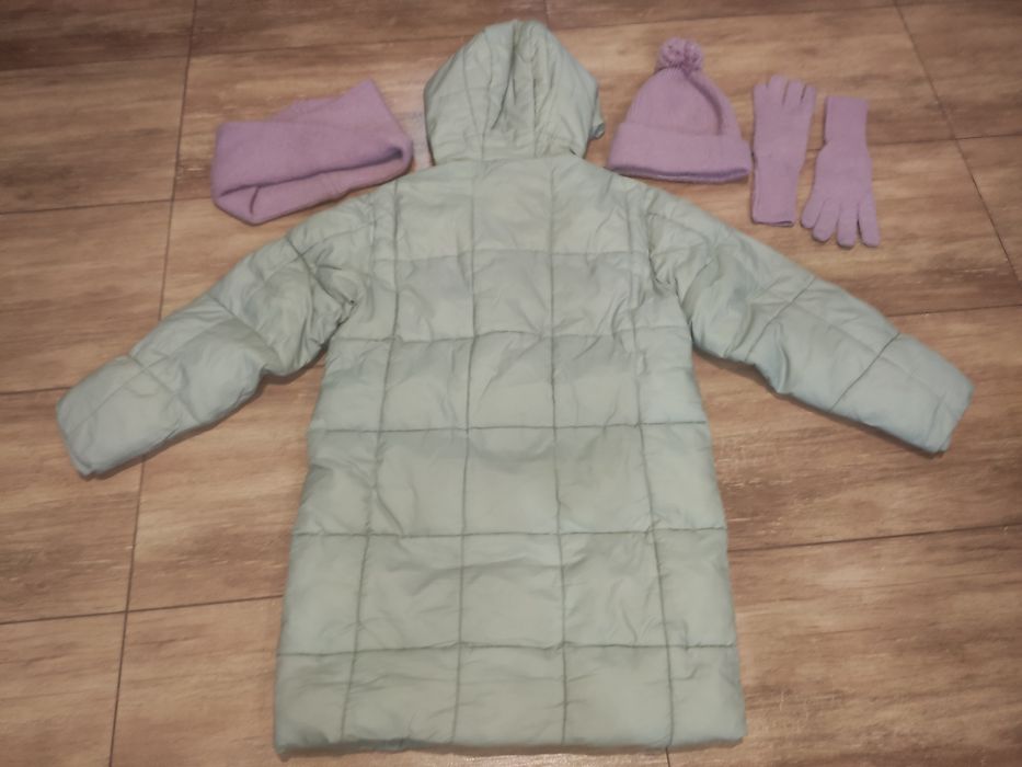ZARA Kurtka płaszcz dla dziewczynki na zimę