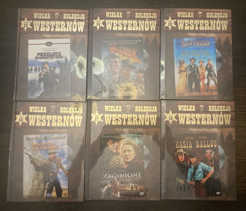 Kolekcja westernów nowe w folii