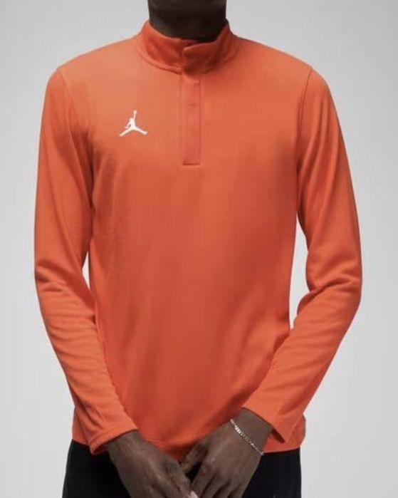 Jordan Drifit Bordowa Bluza Długi Rękaw Fason Klasyczny Rozmiar Xs/S