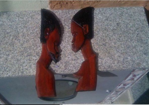 Peças de arte africana