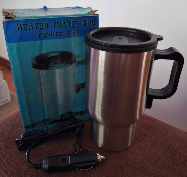 Caneca de aquecer agua chá o outros liquidos através do isqueiro do Carro Novo