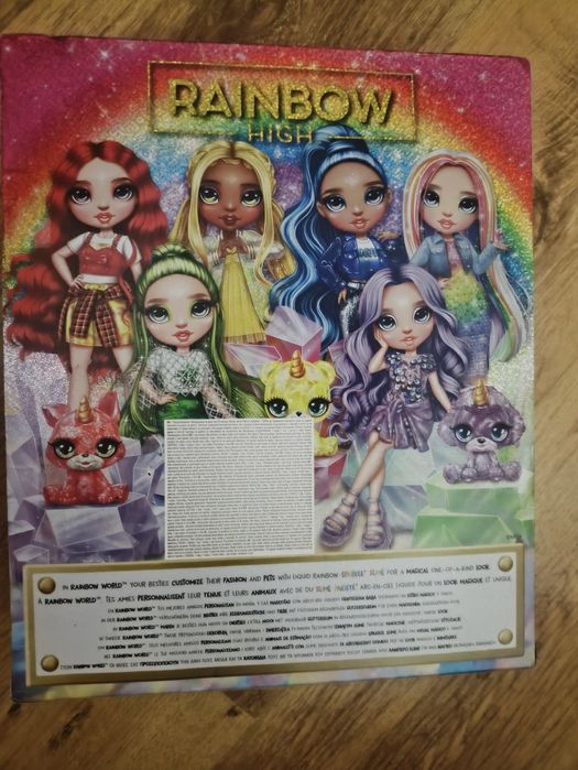 Rainbow high . Lalka niebieska