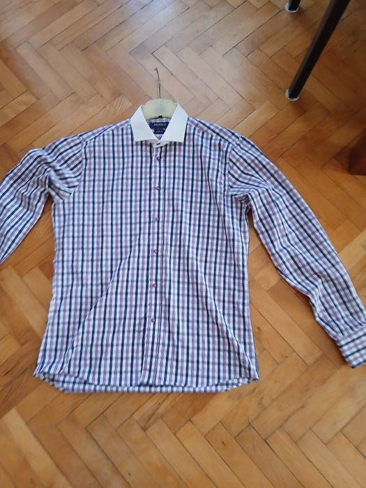 Koszula męska w kratkę Respekt 41