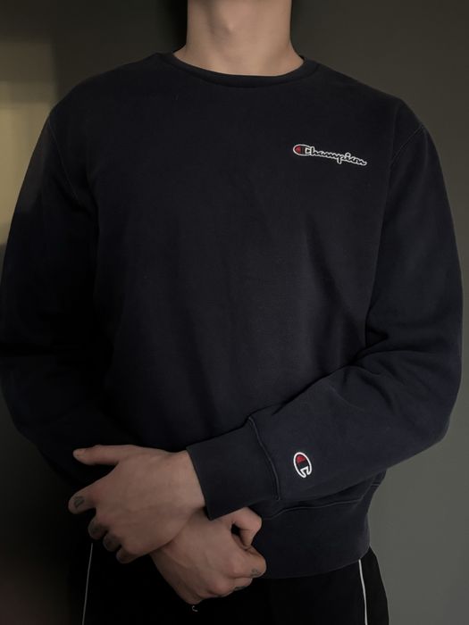 Світшот Champion Crewneck Small Logo Black