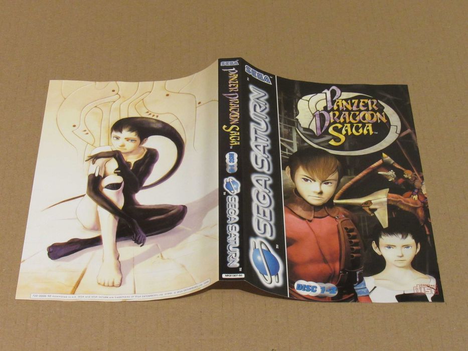 Caixa do jogo Sega Saturn Panzer Dragoon Saga
