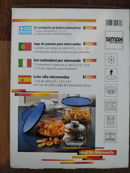Conjunto de tachos para micro-ondas. NOVO