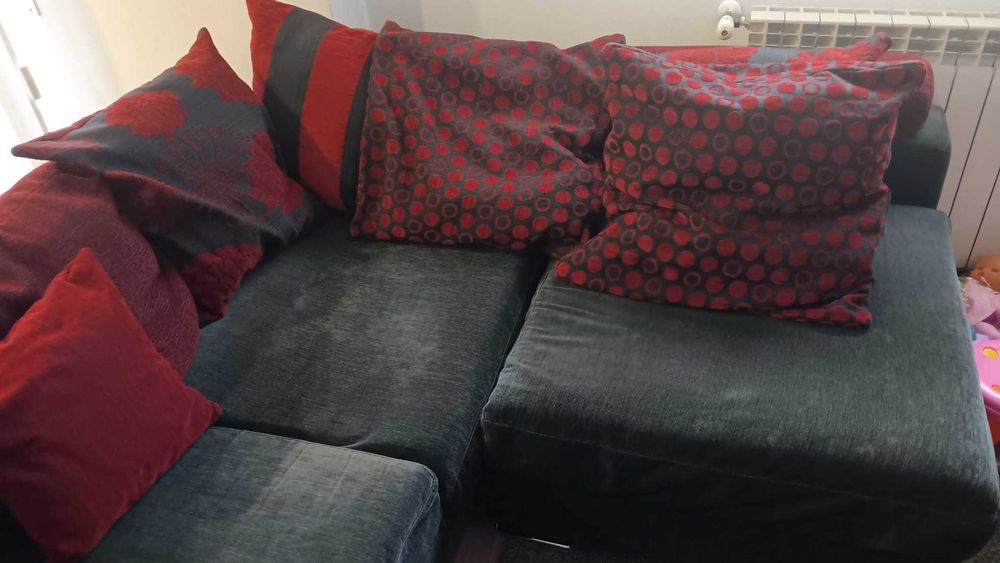 Sofá e chaise lounge