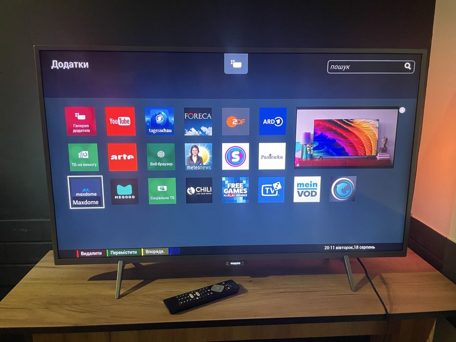 Телевізор Philips 43 smart tv 4K Ambilight